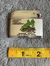 Vintage Barlow 558 Lighter The Alpine San Bernardino CA Restaurant Advertising picture