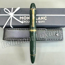 MONTBLANC Meisterstuck The Origin Green Fountain Pen w/ Gift Box & Pouch picture