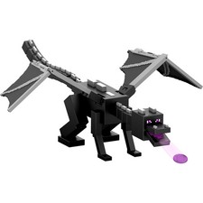 Mattel Minecraft Dragon's Breath Ender Dragon Action Figure 10 Discs 21.6-inch picture