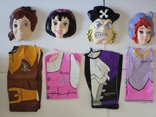 Vintage Collegeville Costume Mask Lot - Peter Pan Tinkerbell Captain Hook Wendy picture