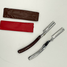 VTG Barber Razor Hair Shaper Lot Morris 8550 Diane Japan w Cases picture