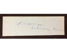 Stephen Wright Kellogg CT Congress - YALE Scull & Bones - Brigadier GENERAL Auto picture