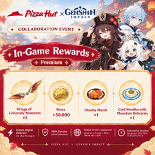 Genshin Impact x Pizza Hut Wings of Leisurely Moments Redeem Code picture