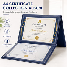 Protective PU Leather Holder Cover for US Naturalization Citizenship Certificate picture