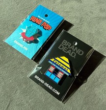 Brand Dead Enamel Pin Set Ring Pop Candy & Fotomat Photo Booth Lot of 2 New picture