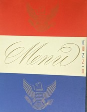 **VINTAGE 1959 S.S. UNITED STATES CRUISE SHIP DINNER MENU** picture