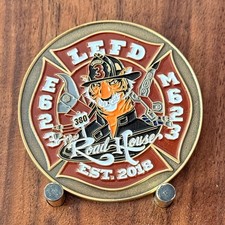 Little Elm Fire Department Station No.3 Road House Challenge Coin W#18 picture