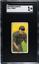 1909-11 T206 Piedmont 150 J.J. Clarke Cleveland picture