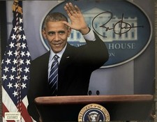 President Obama Signed 8x10 With COA picture
