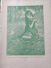 Sk289 Ephemera Book Picture 1930s Fairy In The Flower  picture