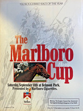 1985 Magazine Advertisement Marlboro Cup Belmont Park picture