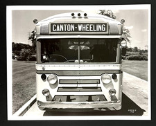 Penn Ohio Motor Coach Lines Tour Bus Canton-Wheeling REPRINT of 1950s Photo picture