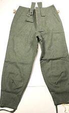 WWII GERMAN M1943 M43 WOOL COMBAT FIELD GREY TROUSERS-XLARGE picture