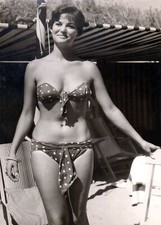 Claudia Cardinale In Bikini 4x6 Picture Celebrity Print picture