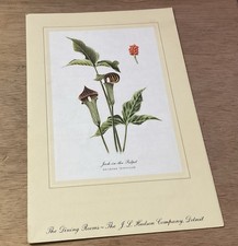Vtg J L Hudson Department Store April 1947 -  Dining Room Menu Detroit, MI Nice picture