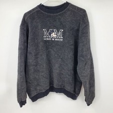 Vinatge The Disney Store Mickey Mouse Embroidered Carpet Feel Crewneck Small picture