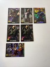 Injustice Arcade Series 2 Card Lot 6x - Lex Luthor FOIL & Non-Foil Bane Zatanna  picture