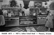 1954 Trader Joe's Phoenix AZ Real Photo Postcard Vintage Store Interior RPPC picture