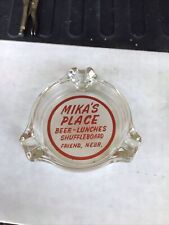 Mika’s Place Friend Nebraska Advertising Ash Tray picture