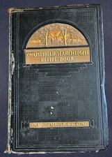 Vintage 1939 Household Searchlight Recipe Book Cookbook 12th Ed Hardcover Tabs picture