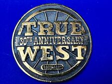 True West 30th University Magazine Commemorative . Add Vintage 1983 Belt Buckle picture