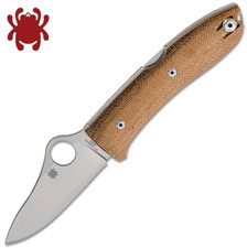 Spyderco / LionSteel SpyOpera M390 Satin Blade Brown Canvas Micarta C255CMP picture