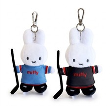 Official Miffy Winter Olympics Ice Hockey SET Plush Doll Keychain Bagcharm NEW picture