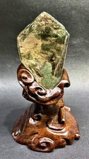 640g top Natural quartz Garden Crystal specimen Reiki Decor+stand picture