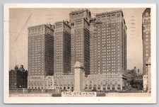 1933 Stevens Hotel Chicago Illinois Postcard Century of Progress Posted picture