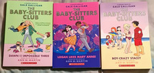 The Baby-Sitters Club Graphic Novel Lot of 3: Dawn/Logan/Boy-Crazy Stacey PB picture