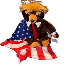 Trumpy Bear 22” Teddy Bear Preowned donald trump MAGA Republicans president picture