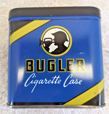 Vintage Bugler Cigarette Metal Case Near Perfect Condition picture