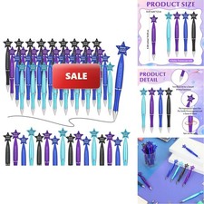 Dispowreath 36 Pcs Space Astronaut Ballpoint Pens 1 mm Black Ink picture