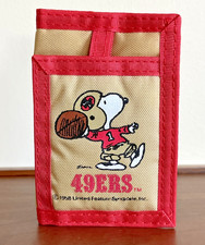 Vintage SNOOPY SF 49ers Forty Niners Wallet With KeyRing NFL Officially Licensed picture