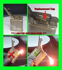 Repair Cap For Vintage Beattie Jet Petrol Pipe Lighter - READ DESCRIPTION  picture