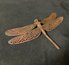 Japanese Dragonfly Copper Figurine Okimono Tenpai Bonsai Ornament picture