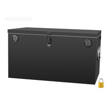 Trailer RV Marine Battery Box - Double battery series (black), black picture