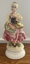 Vintage Capiodimonte Italian (Vintage Dream) Large Porcelian Figurine 1900's picture
