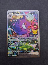Pokémon TCG 30th Anniversary Gengar ex 154/128 Ultra Rare Full Art Foil English picture
