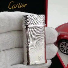 Smoking Lighter Cartier Classic Luxury Lighter Gas Lighter With Stones Box #V7 picture