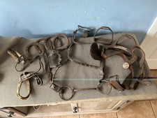 Group of Antique horse equestrian items picture