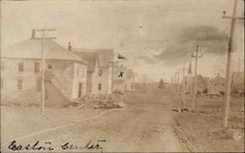 Easton Center Maine ME Street Scene c1910 Vintage Real Photo Postcard picture