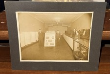 Retail Appliance Store Interior Boarded Photo, Motorola Floor Display. 1930s/40s picture