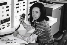 Christine Darden signed/auto 4x6 photo GPS Supersonic Boom NASA RARE COA LOOK picture