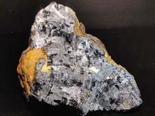 HUGE 11lb Historic Palmer Mine Galena & Anglesite - Fluorescent Cabinet Specimen picture