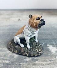 Cold Bronze Cast English Bulldog Figurine Kennel Collection Marsha A Richardson  picture