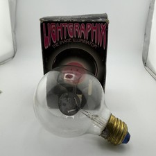 Vtg 1996 Lightgraphix Smiley Face Light Bulb Image Illuminator picture