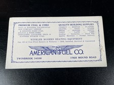 American Fuel Co Twinbrook Olga Koppers Pocahontas Hard Coal Winkler Energy picture