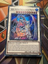 Yugioh Lancea, Ancestral Dragon of the Ice Mountain Super Rare - RA05-EN036 1st picture