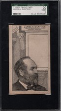1880's H602 Trade Card James A Garfield  (20th US President) picture